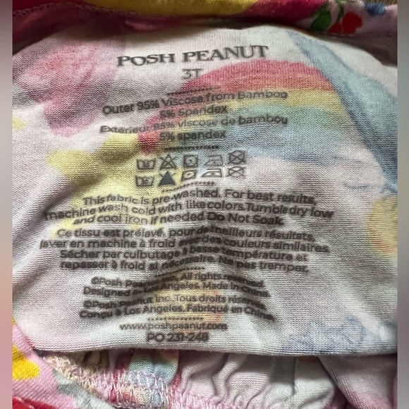 Posh Peanut Pink Butterfly and Rainbow Dress - Picture 3 of 5